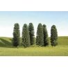 SceneScapes(TM) Layout-Ready Trees -- Cedar Trees 8-10′ pkg(3), O Bachmann Industries 32205
