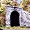 Single-Track Cut Stone Tunnel Portal -- 4-1/2 x 4-1/2′ 11.4 x 11.4cm, HO Chooch Enterprises 8340