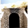 Single-Track Random Stone Tunnel Portal -- 5 x 4-3/4′ 12.7 x 12.1cm, HO Chooch Enterprises 8360