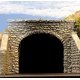 Double-Track Random Stone Tunnel Portal -- 6-1/2 x 5-1/4′ 16.5 x 13.3cm, HO Chooch Enterprises 8370