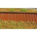 Flexible Steel Cribbing Sheet -- Medium for HO Scale: 3-3/4 x 12′ 9.5 x 30.5cm, ALL, Chooch Enterprises 8514