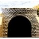Double Track Cut Stone Tunnel Portal -- 3-1/2 x 3-29/32′ 8.7 x 9.7cm pkg(2), N Chooch Enterprises 9750