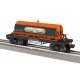 Wood Tank Car - 3-Rail - Ready to Run -- Haunted Hollow Illuminated Tonic Water 103125 (Hallloween black, O, Lionel 2528780