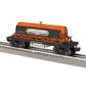 Wood Tank Car - 3-Rail - Ready to Run -- Haunted Hollow Illuminated Tonic Water 103125 (Hallloween black, O, Lionel 2528780