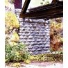 Single-Track Cut Stone Bridge Abutment -- 3-1/4 x 3/4 x 3-1/2′ 8.3 x 1.9 x 8.9cm, HO Chooch Enterprises 8440
