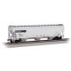 Trinity 5161 3-Bay Covered Hopper - Ready to Run -- Norfolk Southern 294191 (gray, black), HO, Bachmann Industries 70634