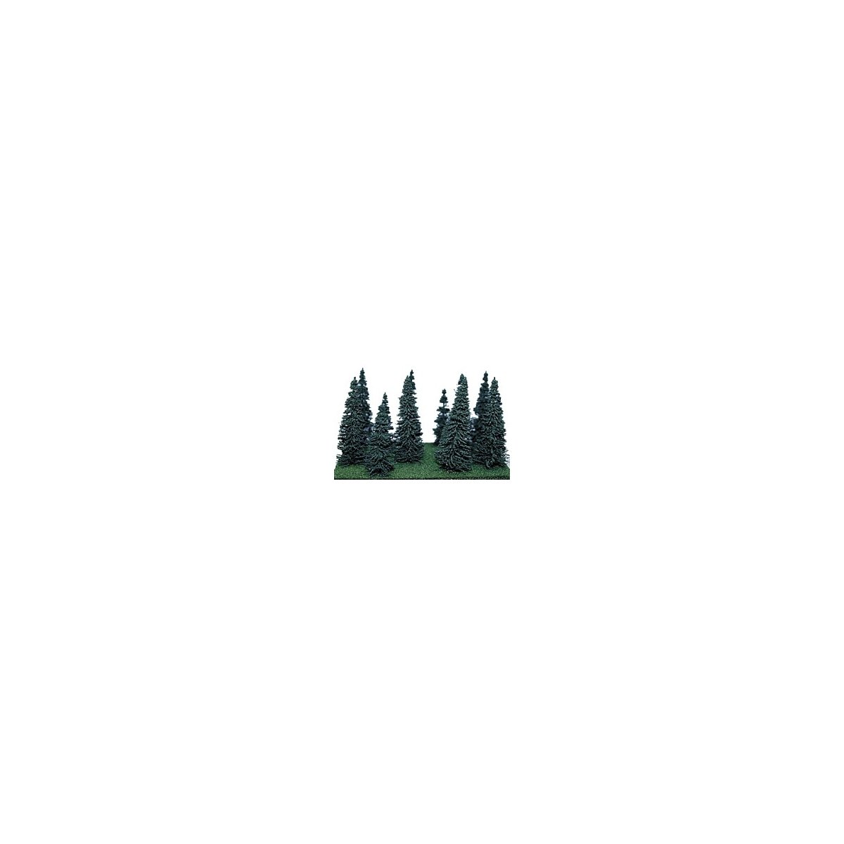 Assorted Pine Trees -- 4 to 6′ 10.2 to 15.2cm pkg(12), ALL Heki/Mini Forest 307