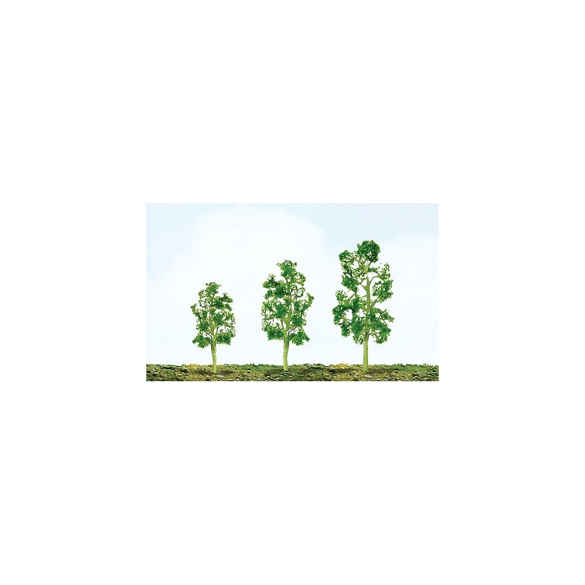 Aspen 3.5′-4′ 2pk, ALL JTT Miniature Tree 92048
