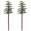 Redwood Trees -- 10 to 11′ 25.4 to 27.9cm pkg(2), ALL, Grand Central Scenery T43