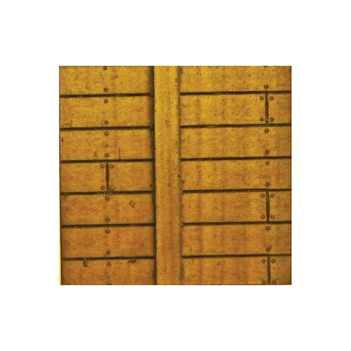Flexible Timber Retaining Wall -- Large for HO, S & O Scales 3-3/4 x 12′ 9.5 x 30.5cm, ALL Chooch Enterprises 8612