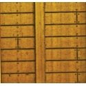 Flexible Timber Retaining Wall -- Large for HO, S & O Scales 3-3/4 x 12′ 9.5 x 30.5cm, ALL, Chooch Enterprises 8612