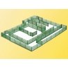 Mesh Fencing - 9.8′ 3m -- Green, HO Kibri 38603