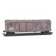50′ Double-Door Boxcar - Ready to Run -- Erie 67070 (Weathered, Boxcar Red, CR Family Series , N, Micro Trains Line 3444500