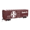 40′ Association of American Railroads Modernized 1948 Boxcar - Ready to Run -- Santa Fe 144139, HO, WalthersMainline 1204