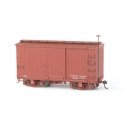 18′ Wood Boxcar - Spectrum(R) -- Data Only (Oxide Red) pkg(2), On30, Bachmann Industries 26501