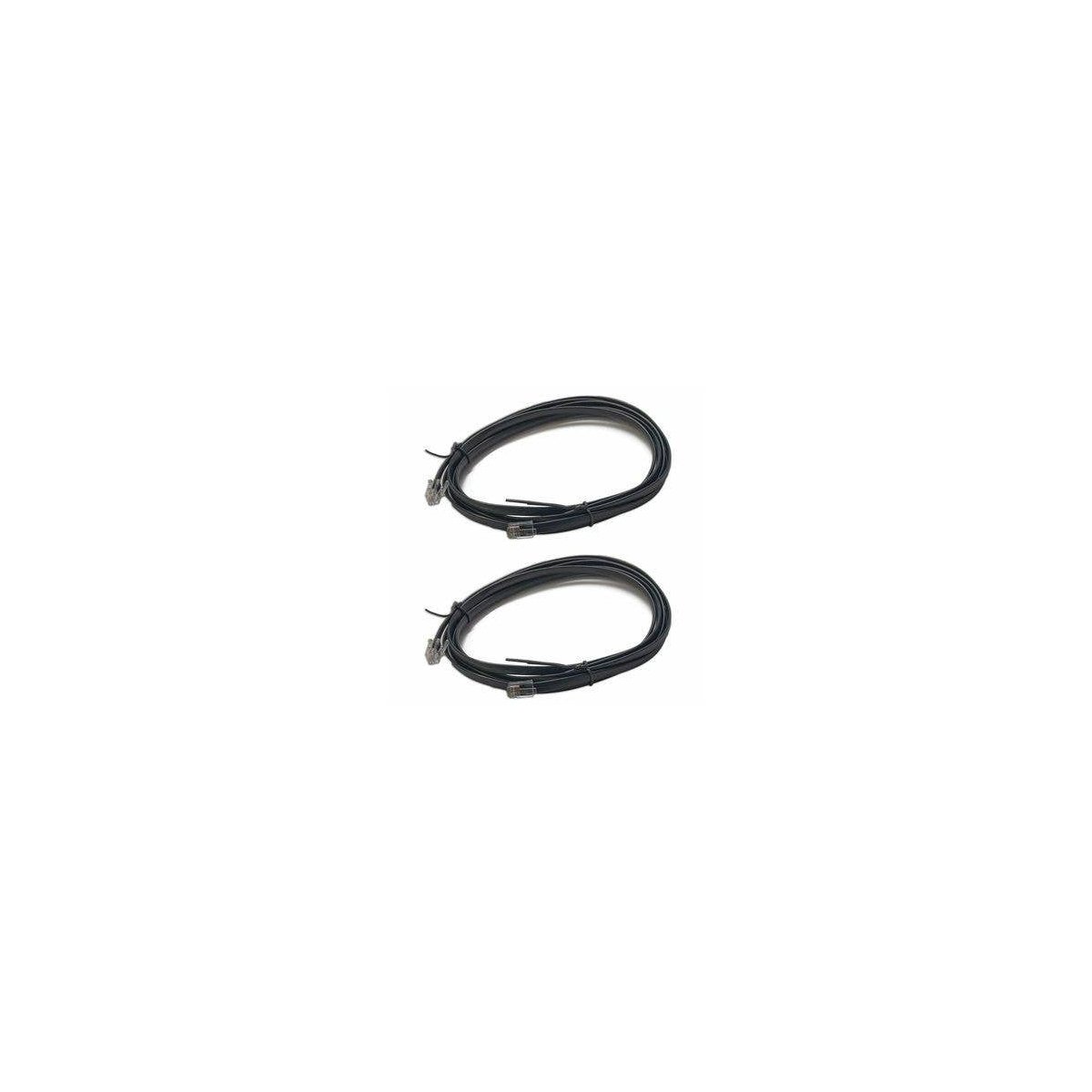 LocoNet Cable pkg(2) -- 8′ 2.4m, ALL Digitrax LNC82