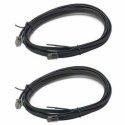 LocoNet Cable pkg(2) -- 8′ 2.4m, ALL Digitrax LNC82
