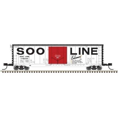 50′ General American RBL Plug-Door Boxcar - Ready to Run - Master(R) -- Soo Line 1782, N, Atlas Model Railroad Co. 50007160