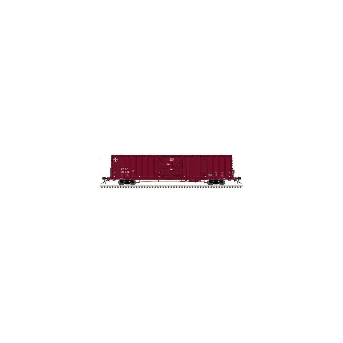 Class BX-177 Plug-Door Boxcar - Ready to Run - Master(R) -- Santa Fe 621862 (1995 Re, HO, Atlas Model Railroad Co. 20007305