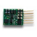 DZ126IP Series 6 Control Decoder for Z, N & HO -- 6-Pin Integrated Plug .36 x .42 x .13′ 9.05 x 10.61 x 2.67mm, ALL, Digitrax 