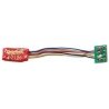 DZ126PS Series 6 Control Decoder for Z, N & HO -- Medium 8-Pin Plug, 1′ Harness .455 x .369 x .126′ 11.56 x 9.37 x 3.2mm, AL