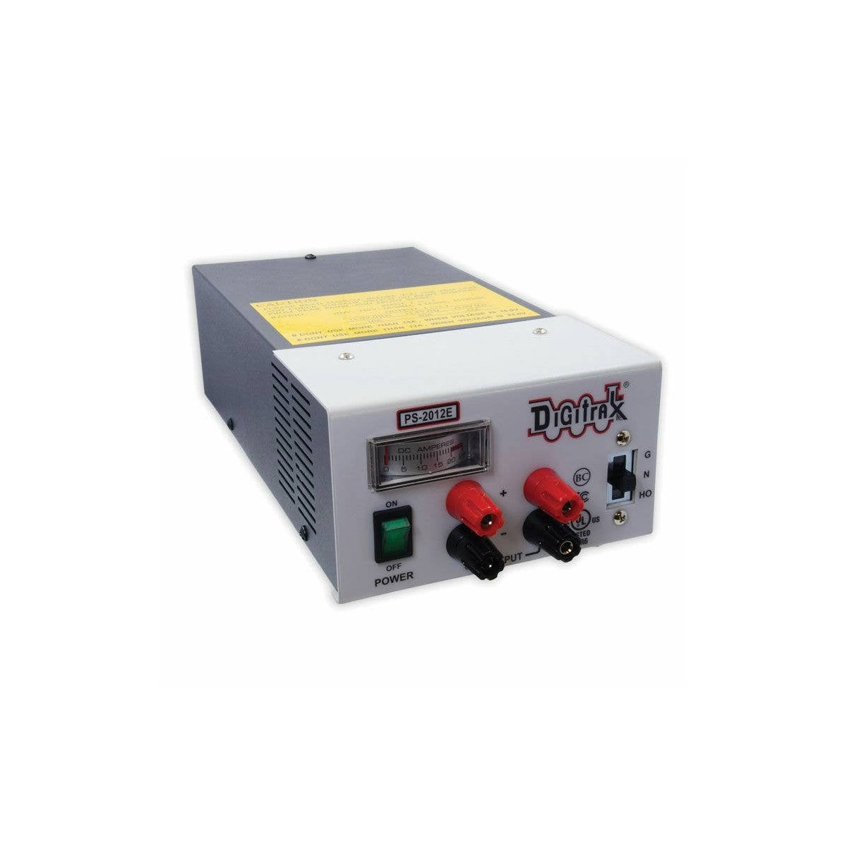 PS2012E 20-Amp Power Supply -- 13.8 - 23.0 Volts DC, ALL Digitrax PS2012E