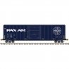 FMC 5347 Single-Door Boxcar - Ready to Run - Master(R) -- PanAm Railways 31848 (blue, HO, Atlas Model Railroad Co. 20007602