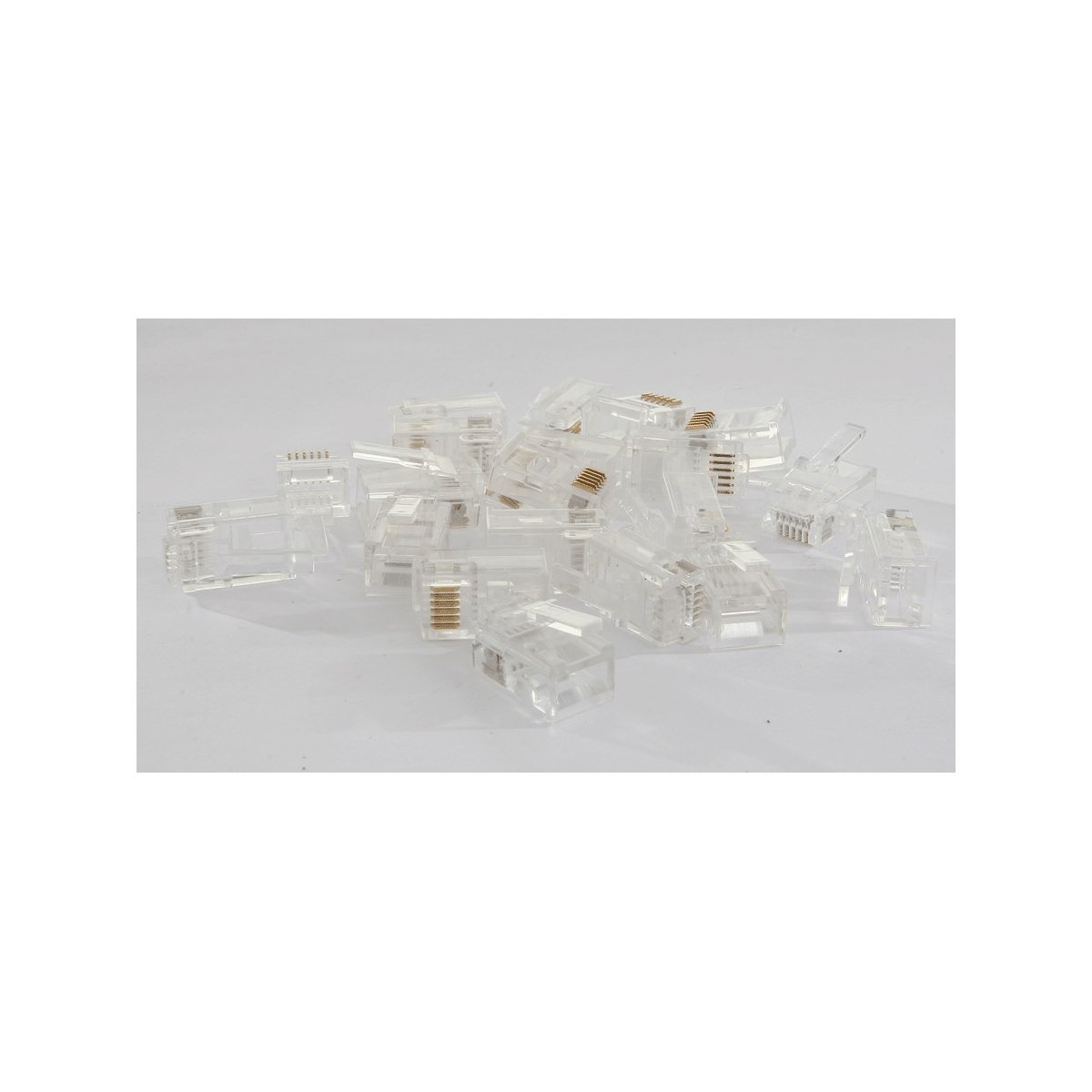 RJ12 Plug 20-Pack, ALL Digitrax LNRJ12P20