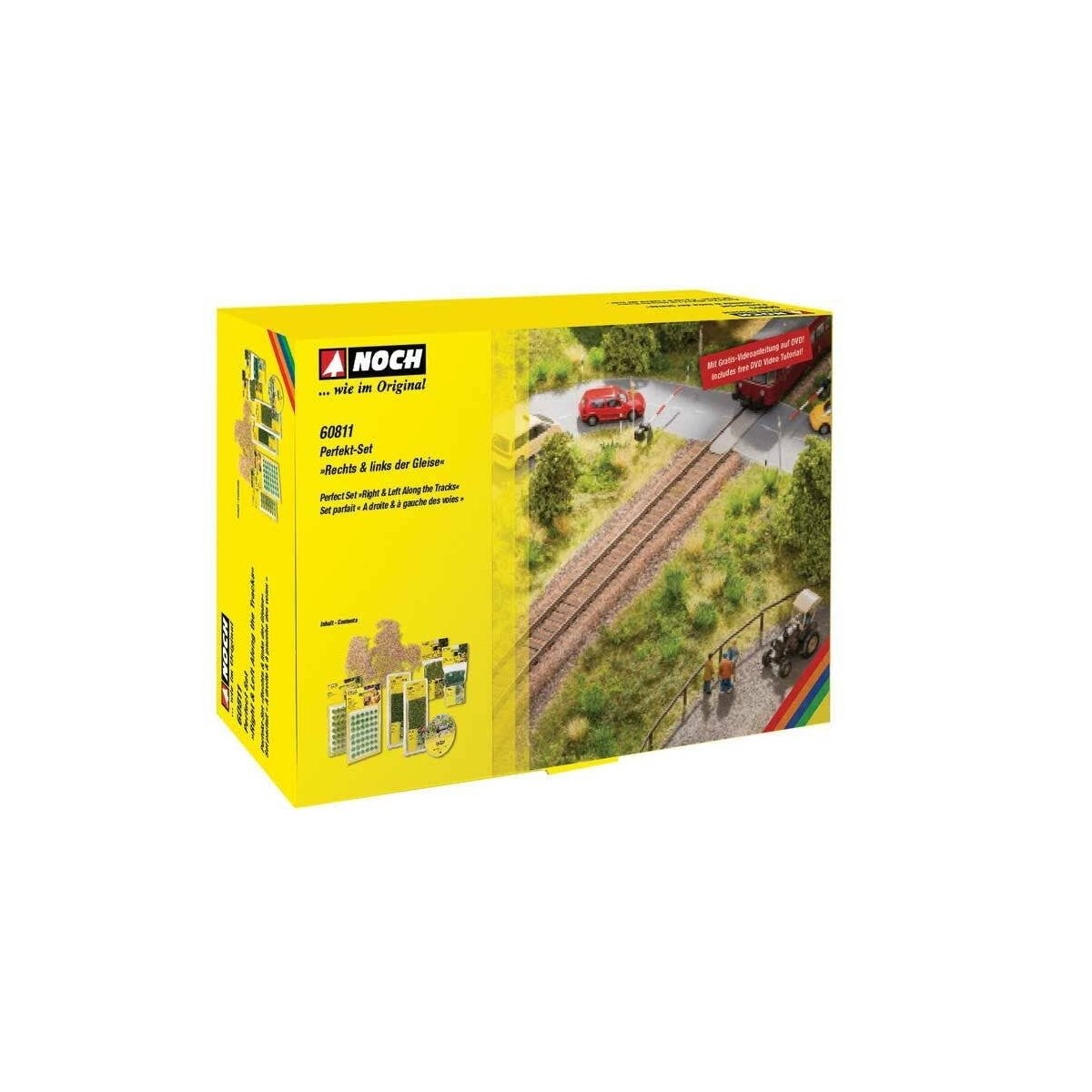 Railroad Right-of-Way Scenery Set with How-To Video DVD, ALL Noch Gmbh & Co 60811
