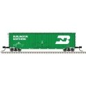 50′ General American RBL Plug-Door Boxcar - Ready to Run - Master(R) -- Burlington No, N, Atlas Model Railroad Co. 50007147
