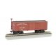 34′ Wood Old Time Boxcar - Ready to Run - Silver Series(R) -- Canadian Pacific 147358 (Boxca, HO, Bachmann Industries 72303