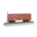 34′ Wood Old Time Boxcar - Ready to Run - Silver Series(R) -- Canadian Pacific 147358 (Boxca, HO, Bachmann Industries 72303
