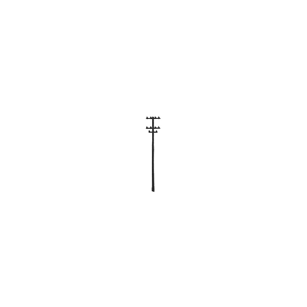 Telephone Poles -- Three-Arm Style, O Plastruct Inc 94851