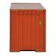 40′ Hi Cube Ribbed Side Container - Assembled -- Hapag-Lloyd, N, Walthers SceneMaster 8804