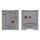 40′ Hi Cube Smooth Side Reefer Container - Assembled -- CMA-CGM, HO, Walthers SceneMaster 8357