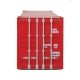 53′ Singamas Corrugated-Side Container - Assembled -- Canadian Pacific (red, large CP), HO, Walthers SceneMaster 8536