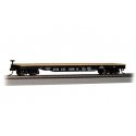 52′ Flatcar - Ready to Run - Silver Series(R) -- Erie 8086 (black), HO, Bachmann Industries 17307