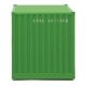 20′ Corrugated Container with Flat Panel - Assembled -- CP Ships (green, white), HO, Walthers SceneMaster 8010