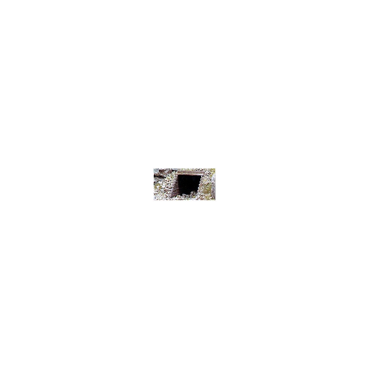 Culverts (Hydrocal Plaster Castings) pkg(2) -- Timber, ALL Woodland Scenics 1265