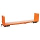 50′ CC&F Bulkhead Flatcar - Ready to Run -- Canadian National (Orange) 603417, HO, WalthersProto 104353