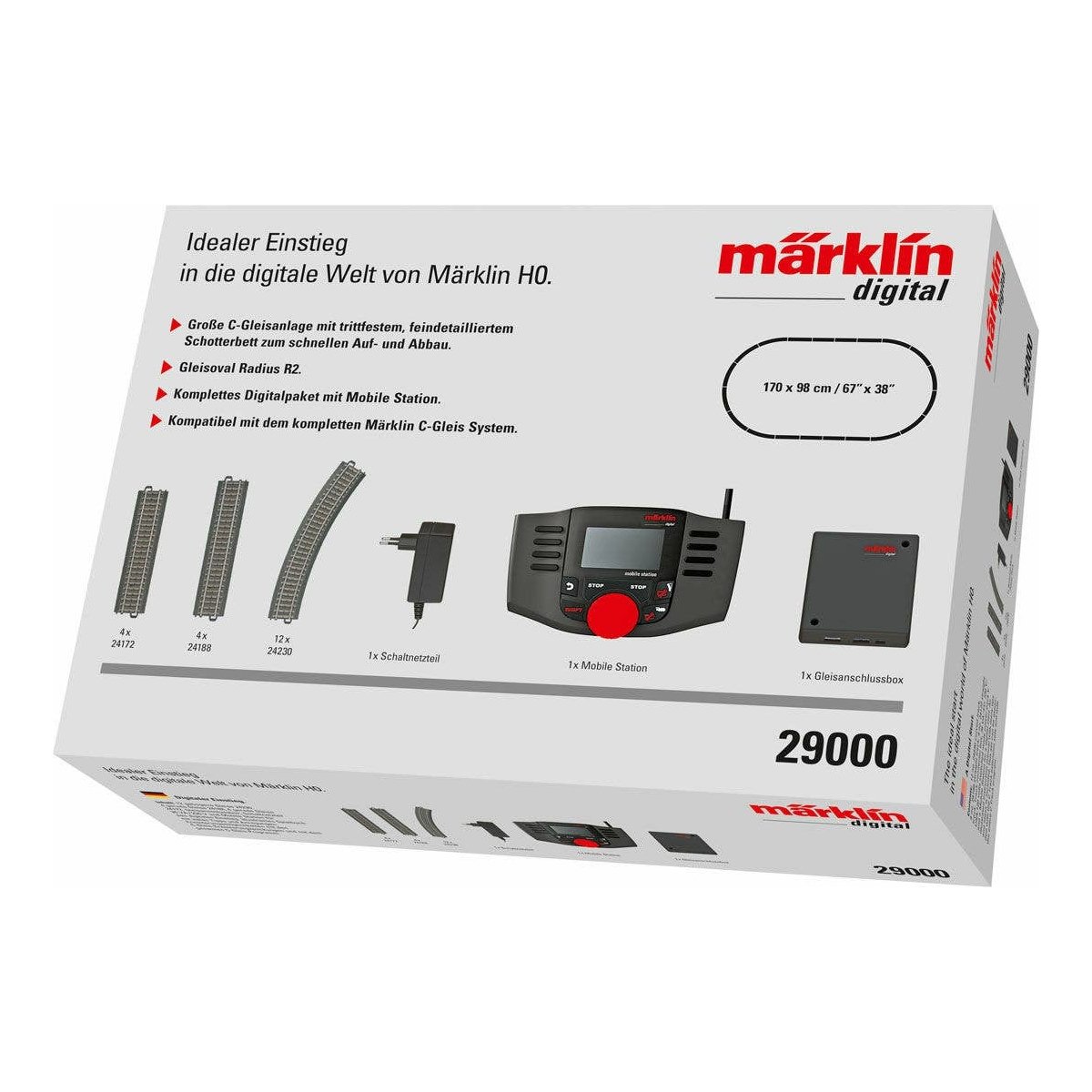 Dgtl Start Set w/Mobile, HO Marklin, Inc 29000
