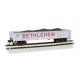 40′ Gondola - Ready to Run - Silver Series(R) -- Bethlehem Steel 46636 (gray, red), N, Bachmann Industries 17256