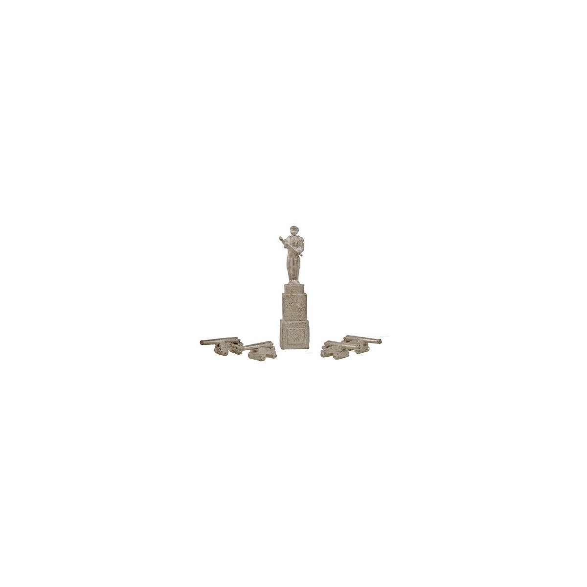 Hero′s Park Monument -- With 4 Cannons, N The N Scale Architect 20048