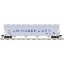 ACF 5701 Centerflow Plastics Hopper - Ready to Run - Master(R) -- J.M. Huber Corp. A, HO, Atlas Model Railroad Co. 20006740