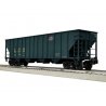 100-Ton 4-Bay Hopper - 3-Rail - Ready to Run -- Chicago & North Western 135737 (green, yellow, small log, O, Lionel 2542259