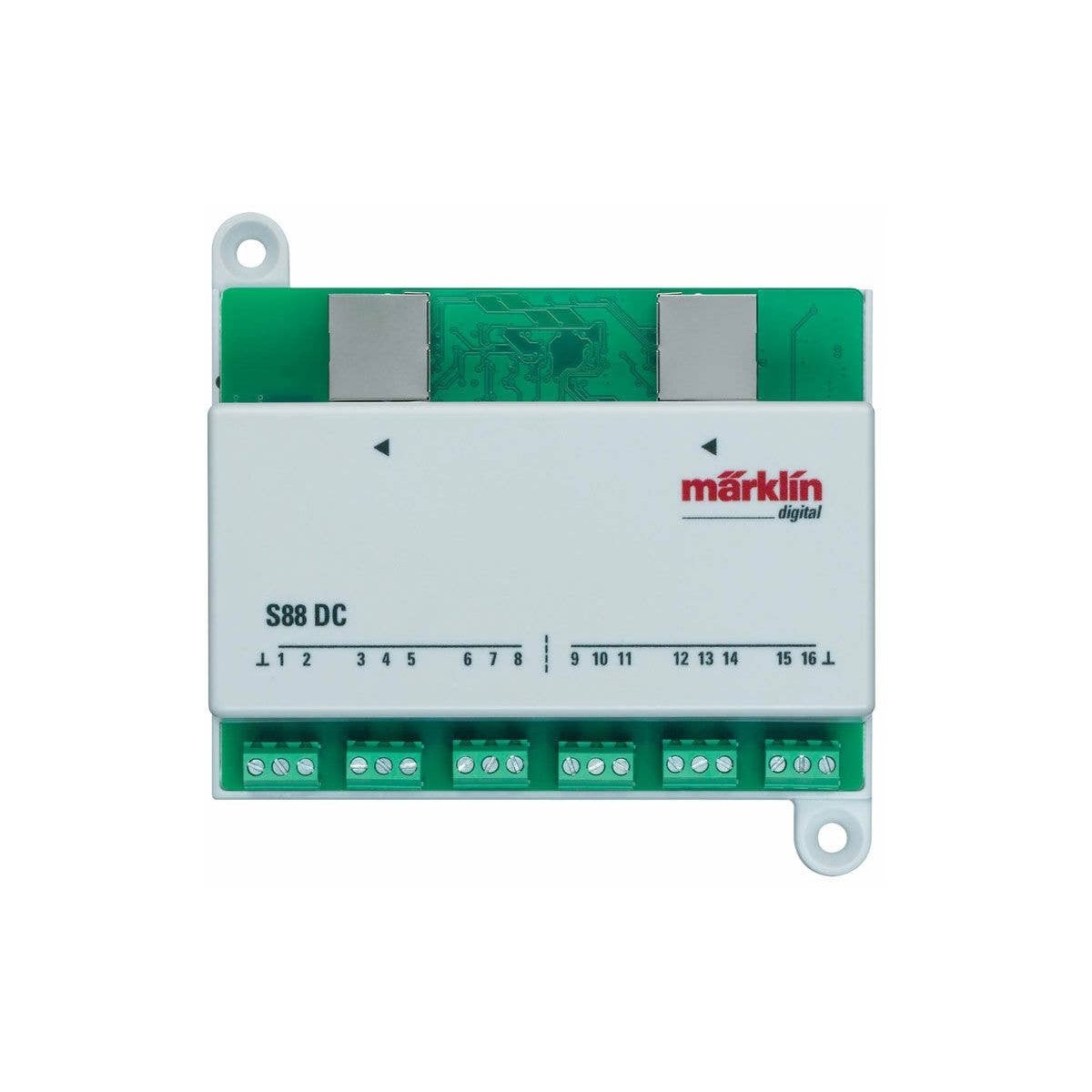 S 88 Decoder/Feedback Module for 2-Rail DC Layouts, ALL Marklin, Inc 60882
