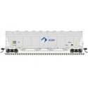 Pressureaide Centerflow Covered Hopper - Ready to Run - Master(R) -- ADM 50076 (gray,, N, Atlas Model Railroad Co. 50006072