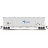 Pressureaide Centerflow Covered Hopper - Ready to Run - Master(R) -- ADM 50076 (gray,, N, Atlas Model Railroad Co. 50006072