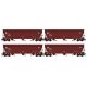 ACF 3-Bay Center Flow Covered Hopper with Elongated Hatches - Ready to Run -- Santa Fe 31439, N, Micro Trains Line 98300237