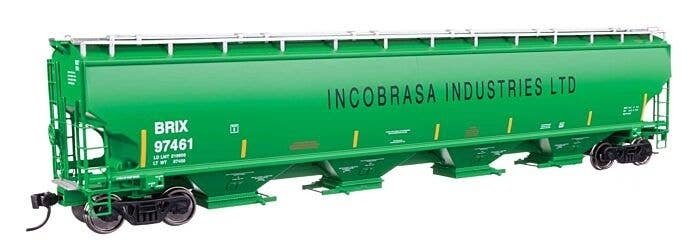 67′ Trinity 6351 4-Bay Covered Hopper - Ready to Run -- Incobrasa Industries Limited BRIX 97461, HO, WalthersProto 110310
